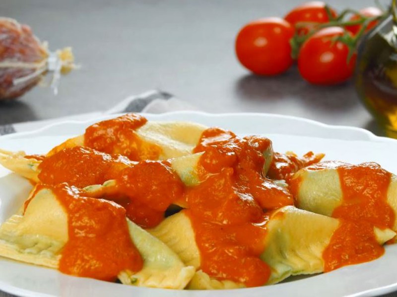 pizza ravioli