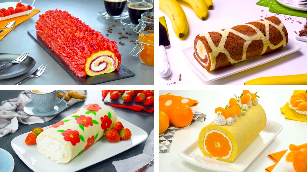 5 Cake Rolls For Dessert Lovers