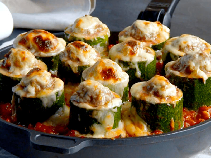 Stuffed Zucchini Bites Casserole