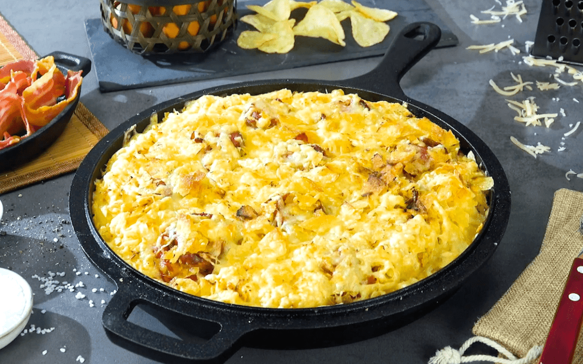 Grilled Bacon & Sausage Rose Omelet