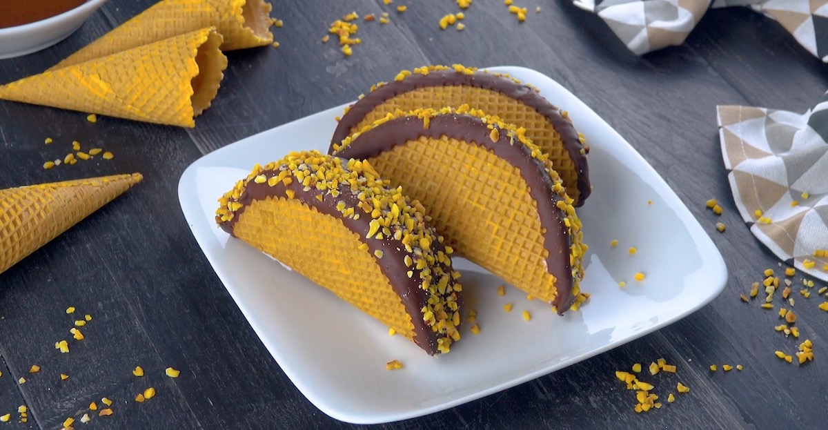 Strawberry Choco Tacos