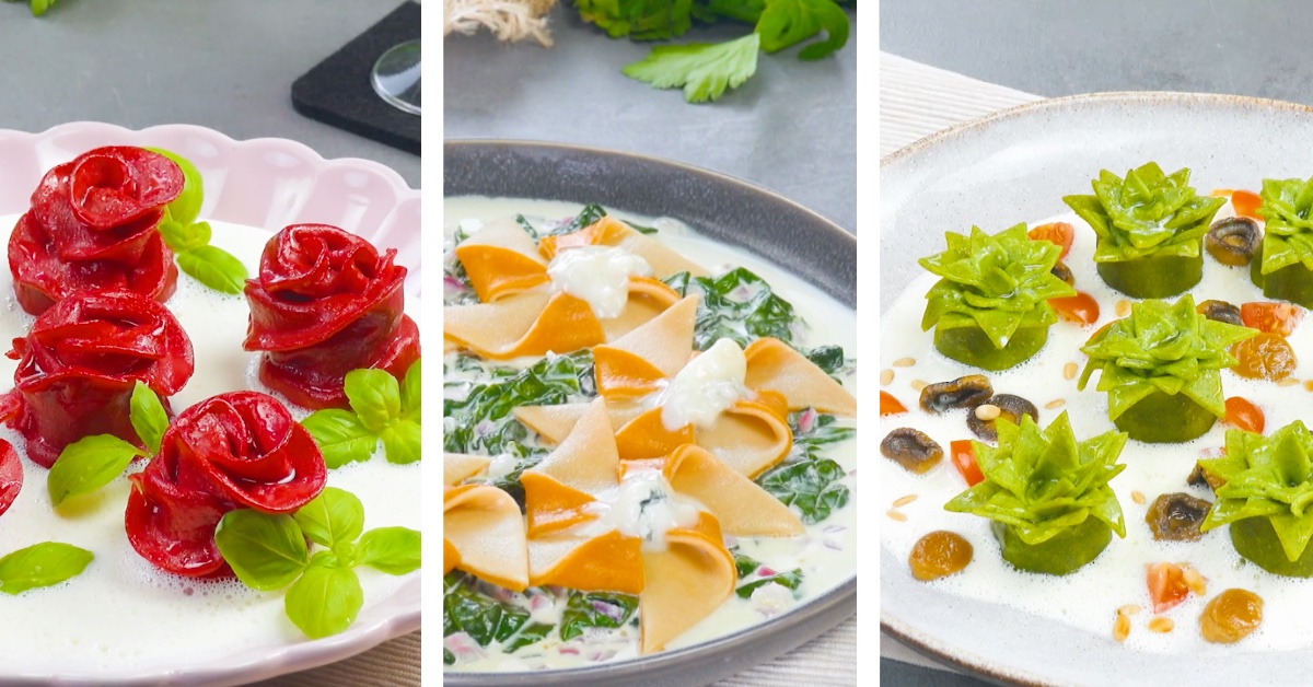 3 Stunning Stuffed Pasta Dishes | Radiant Rose Ravioli