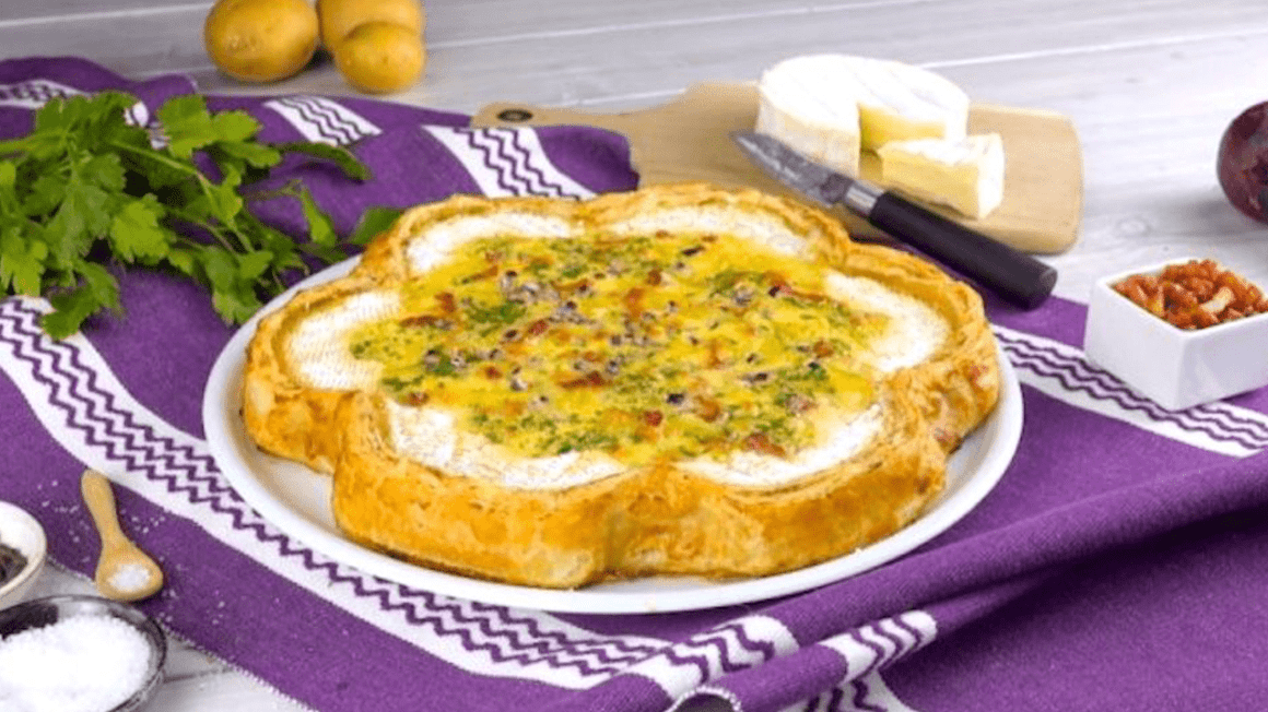 Cheese Flower Quiche Cheese Flower Quiche