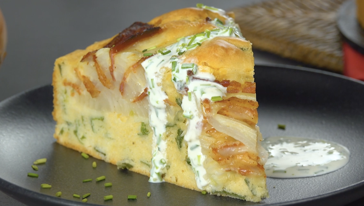 Zwiebelkuchen – Savory German Onion Cake