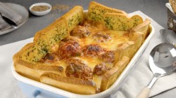Stuffed Meatball Casserole