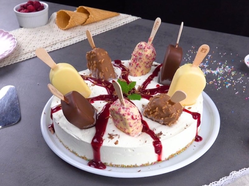 Magnum Ice Cream Cheesecake