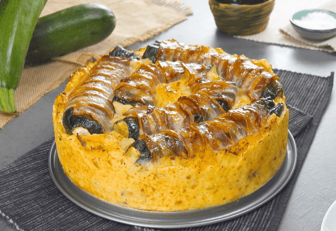 Bacon-Wrapped Zucchini Casserole Bacon-Wrapped Zucchini Casserole