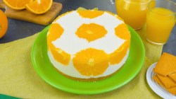 Orange No-Bake Cake