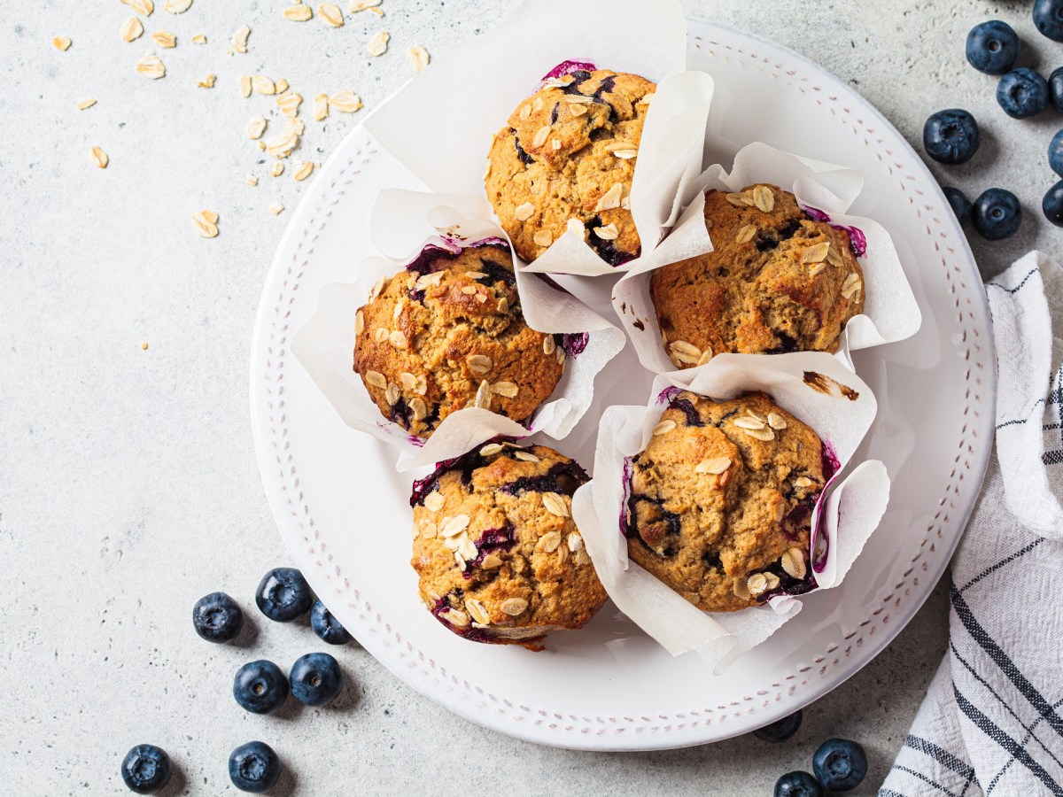 Skip the Cereal Bowl with Our Blueberry Oatmeal Muffins