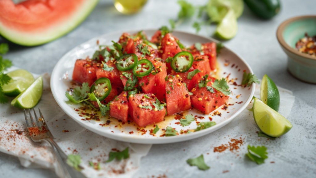This Spicy Watermelon Salad Is Revolutionarily Delicious
