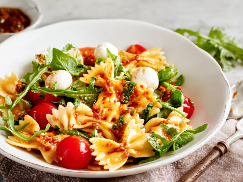 Our Pasta Salad with Pesto Is a Must-Have at Any Barbecue